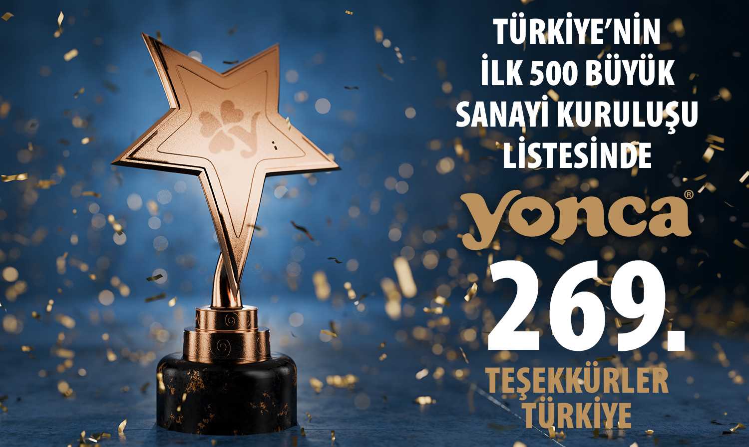 2025 İSO İlk 500 listesinde 269. sıradayız.