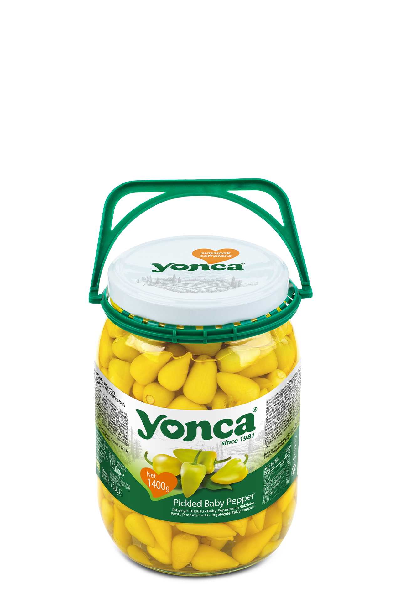 Pickled Baby Pepper 1400g