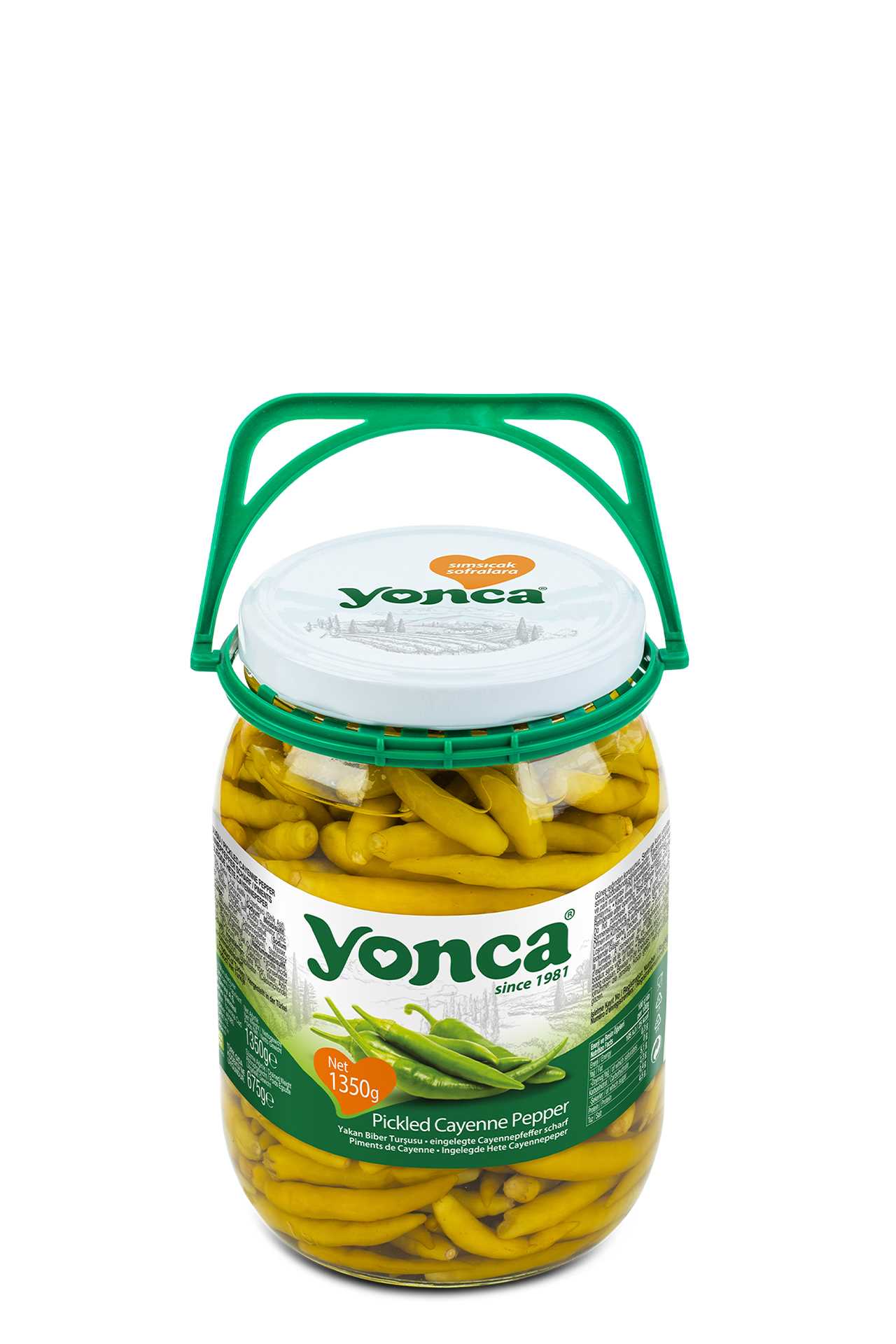 Pickled Cayenne Pepper 1350g
