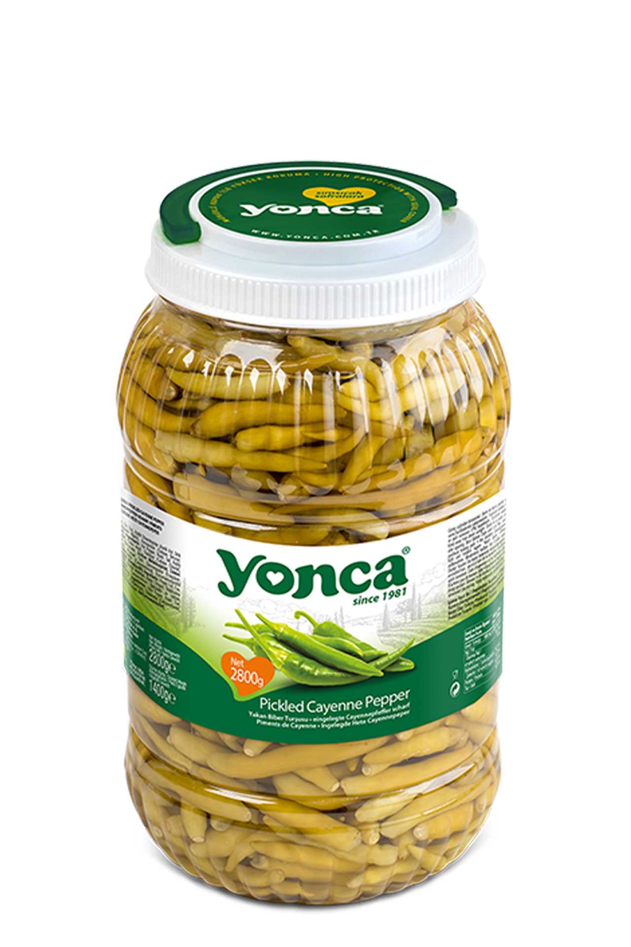 Pickled Cayenne Pepper 2800g