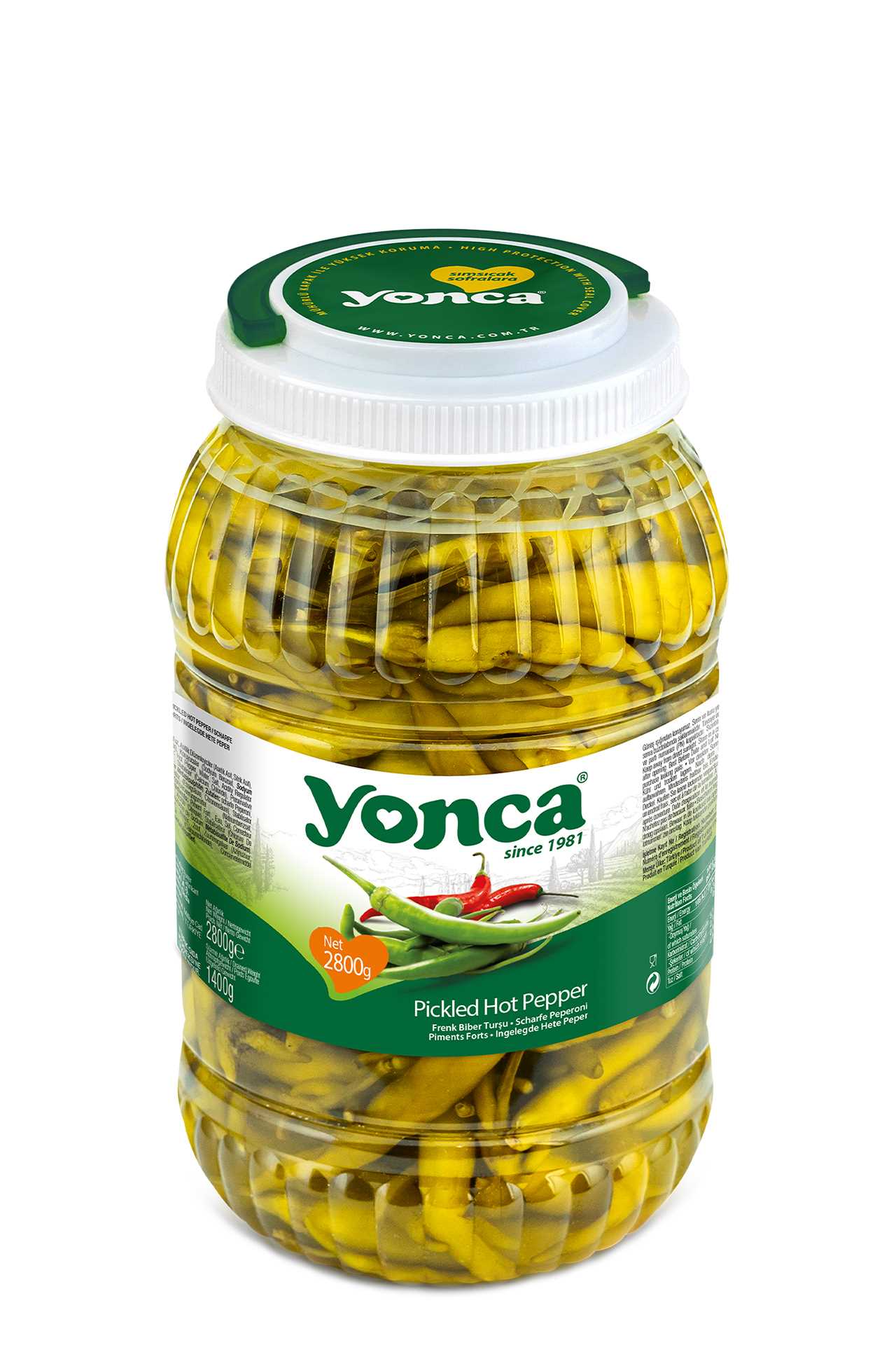 Pickled Hot Pepper 2800g