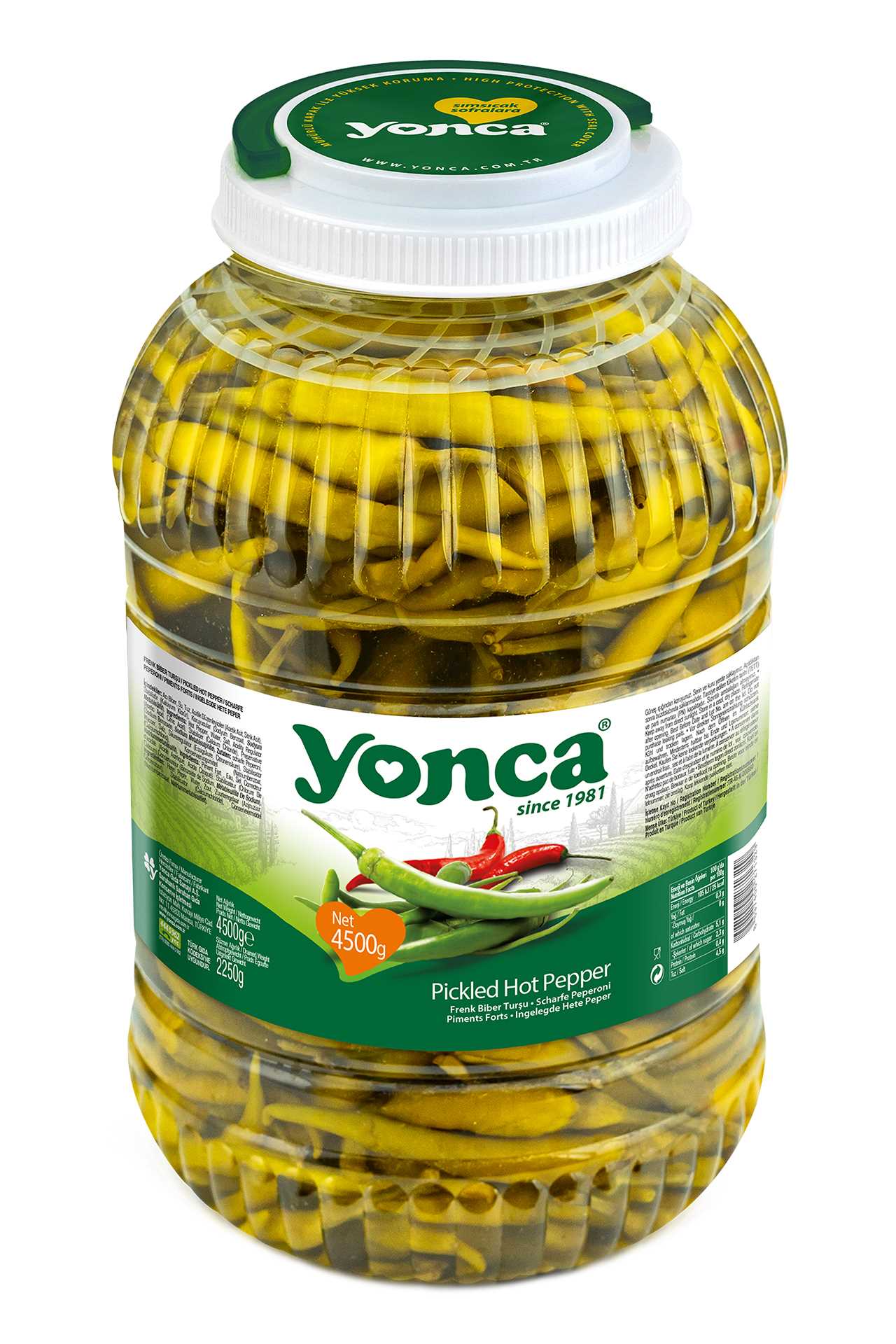 Pickled Hot Pepper 4500g