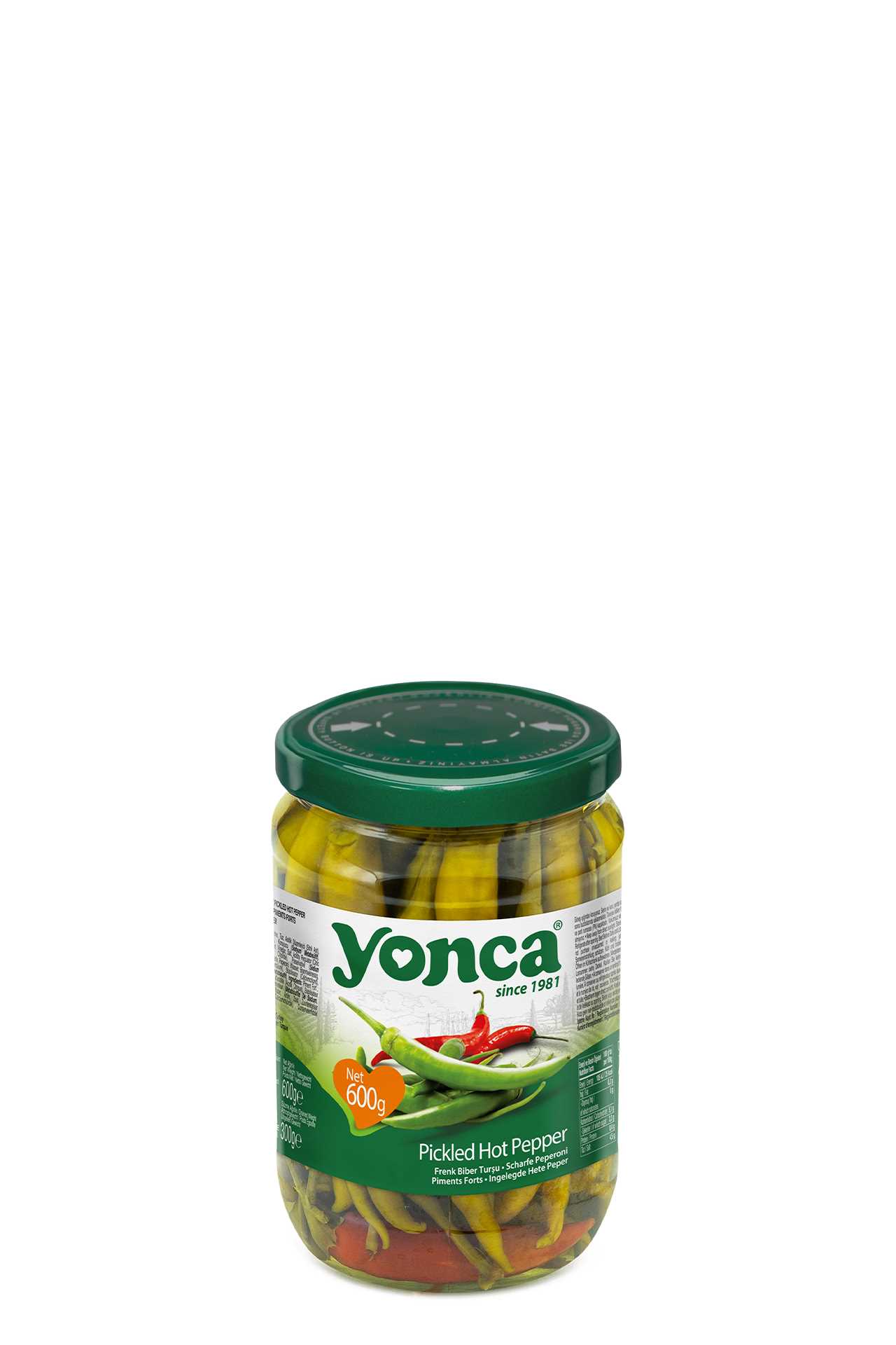 Pickled Hot Pepper 600g