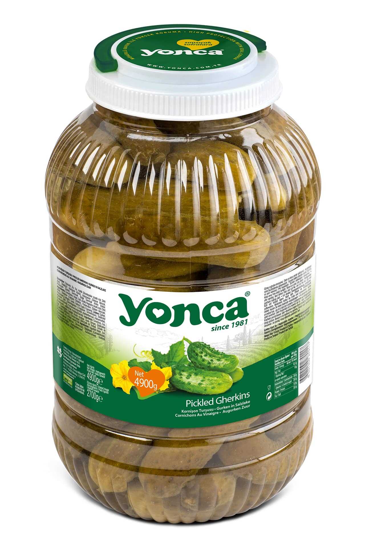 Pickled Gherkins 4900g