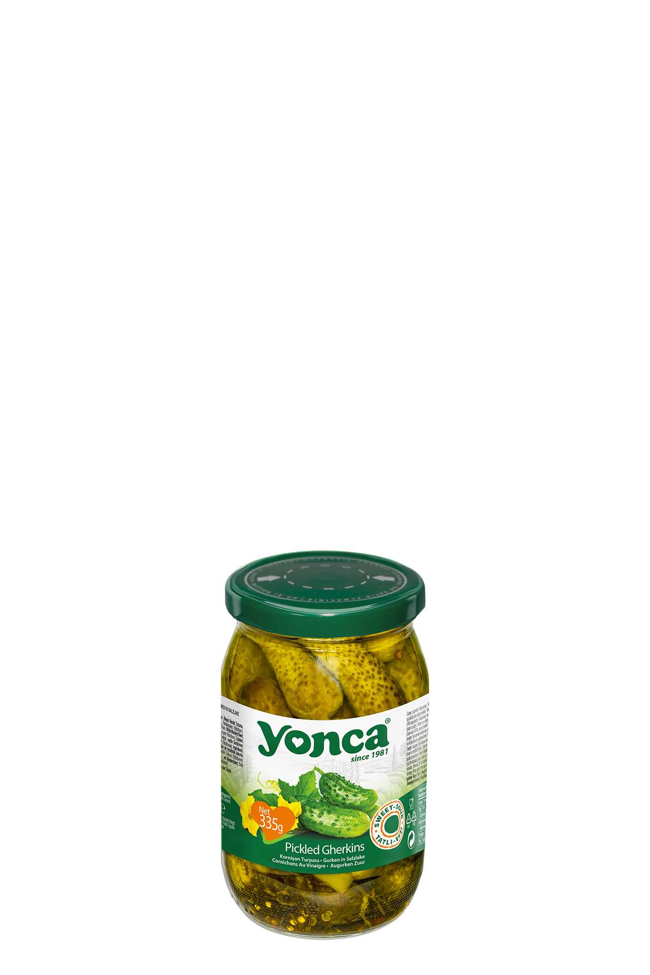 Pickled Gherkins <br> Sweet Sour 335g