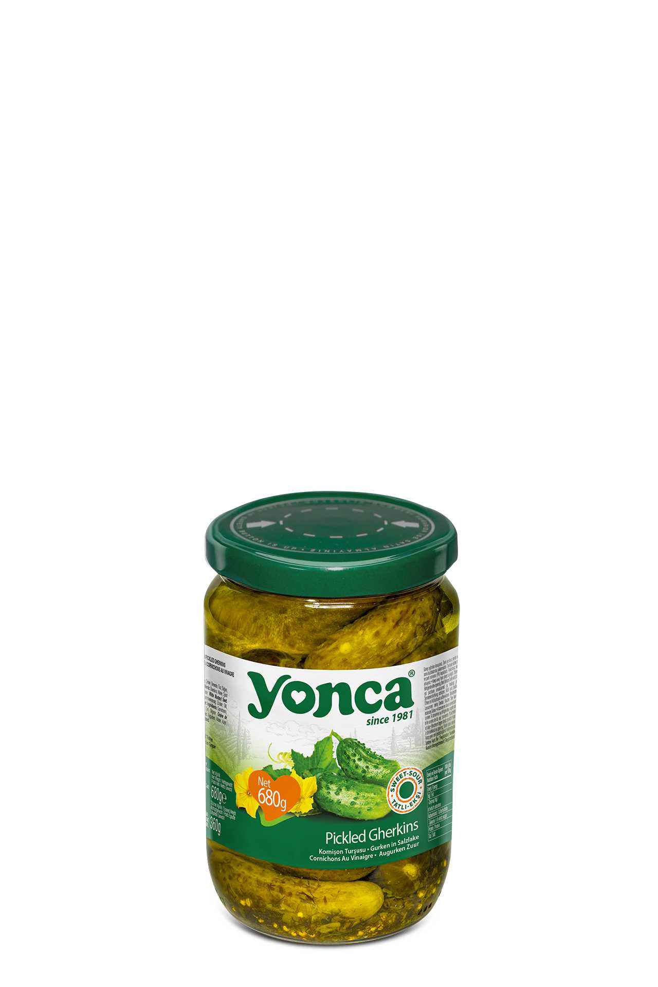 Pickled Gherkins <br>Sweet Sour 680g