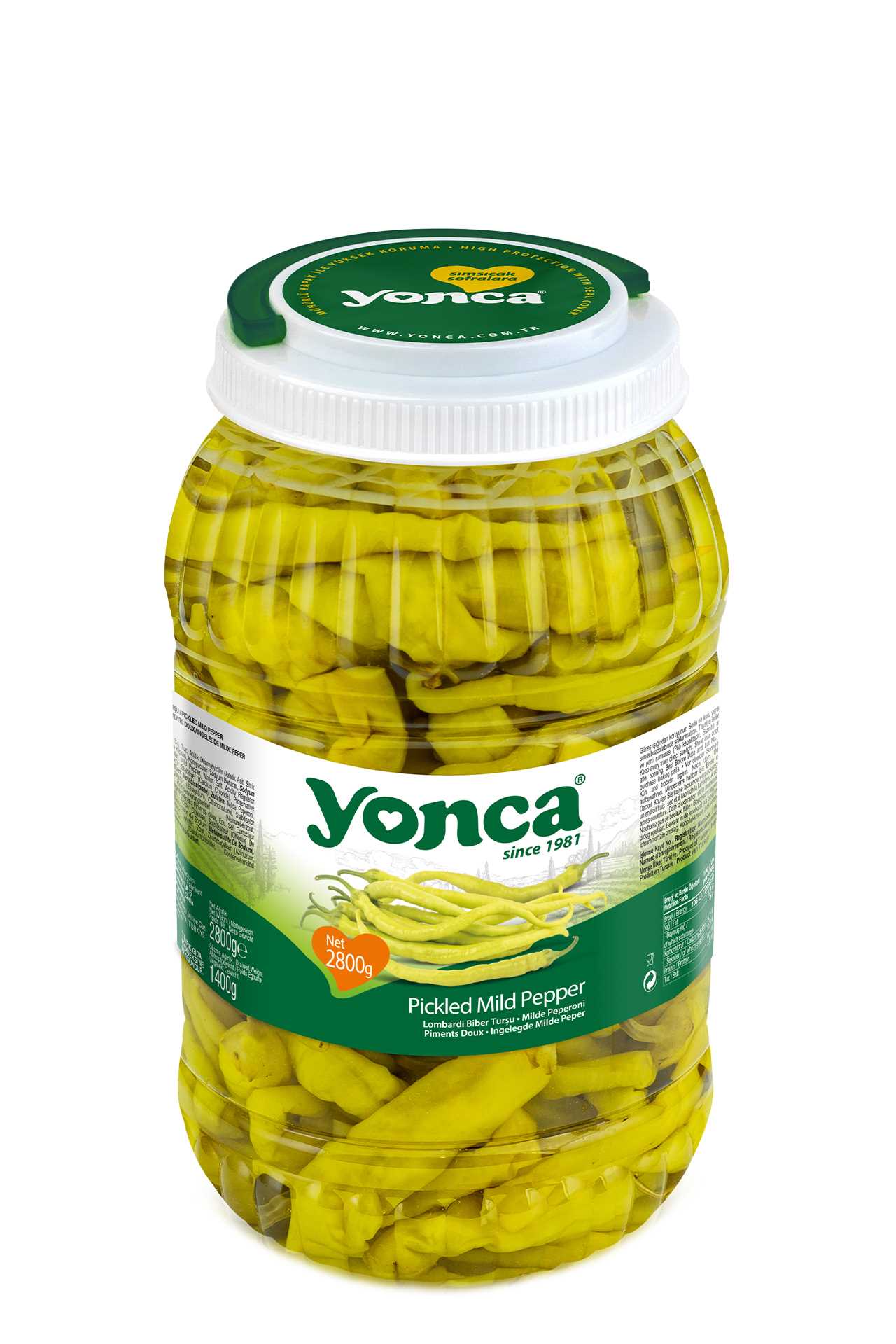 Pickled Mild Pepper 2800g