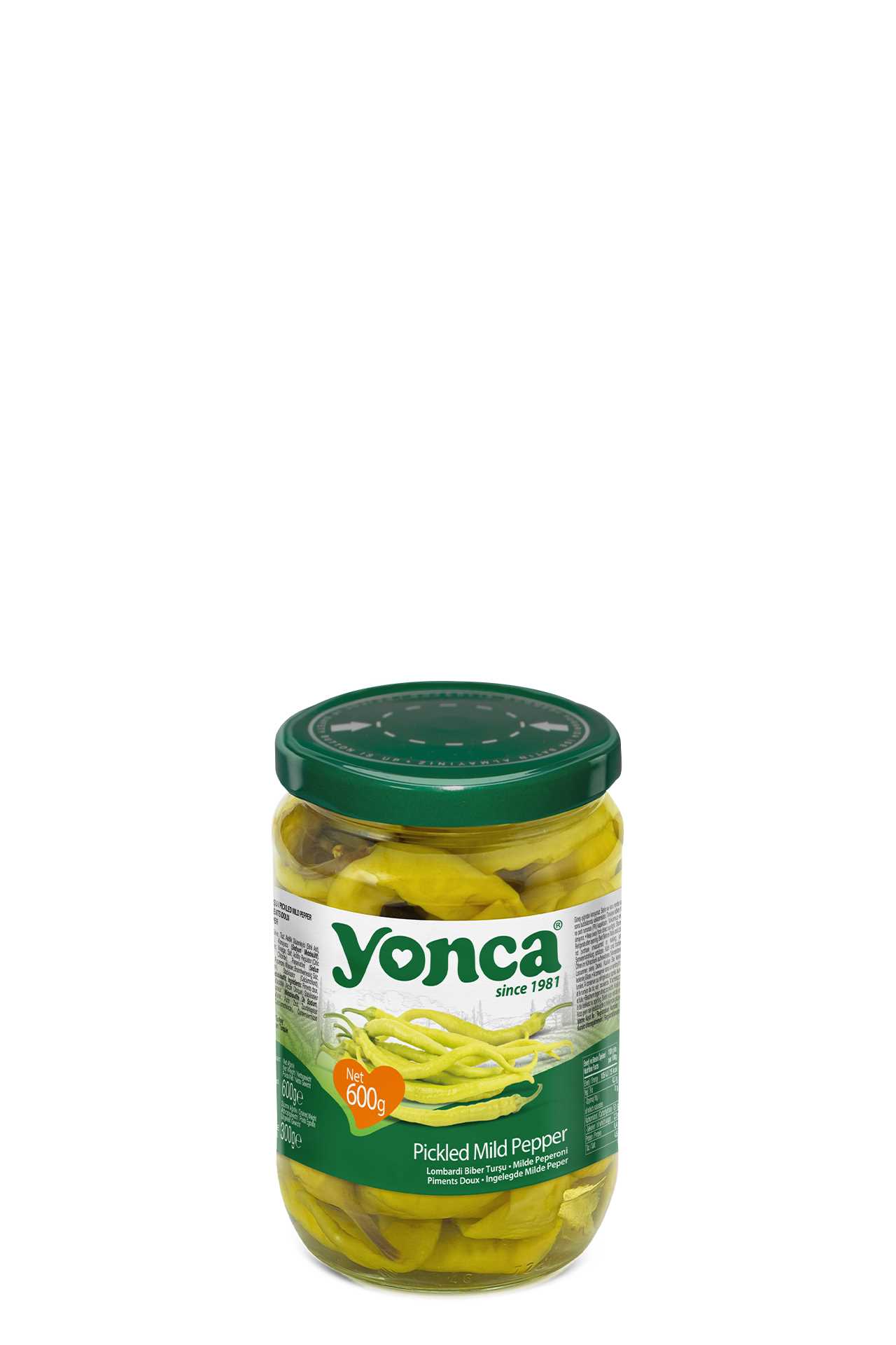 Pickled Mild Pepper 600g