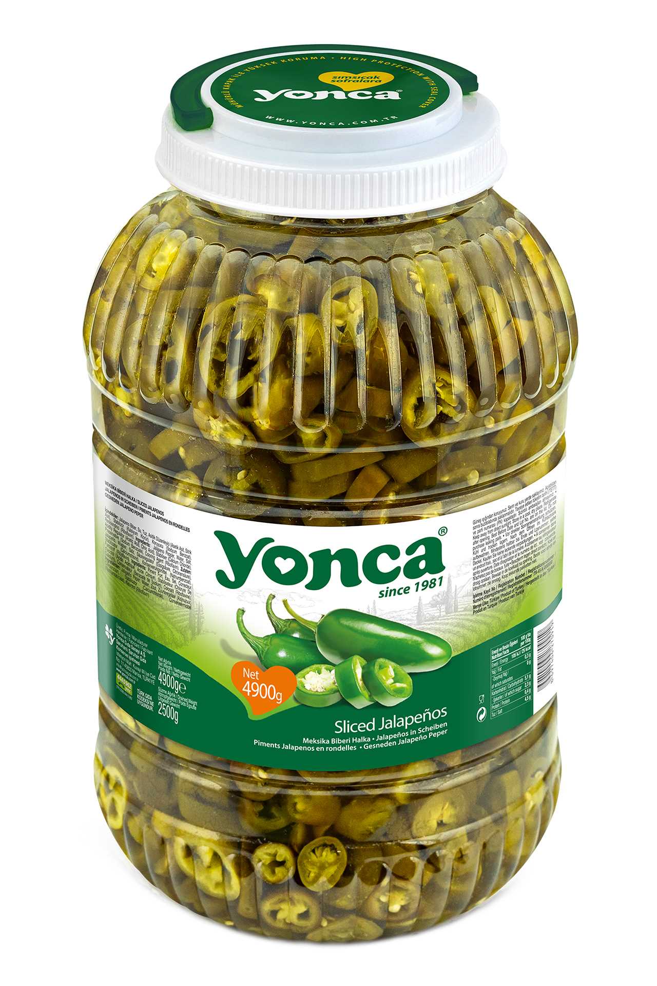 Sliced Jalapenos Pepper 4900g