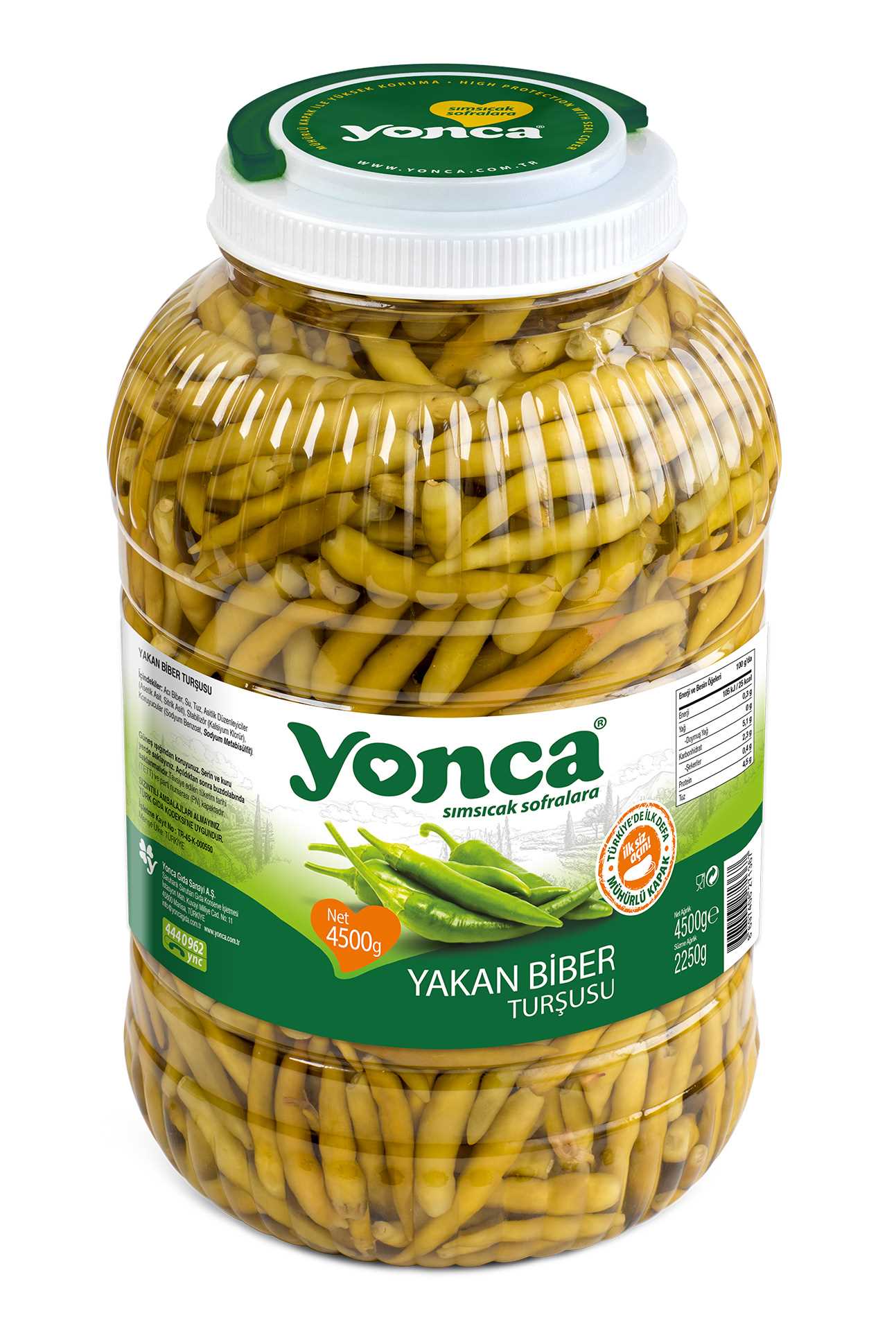 Yakan Biber Turşusu 4500g