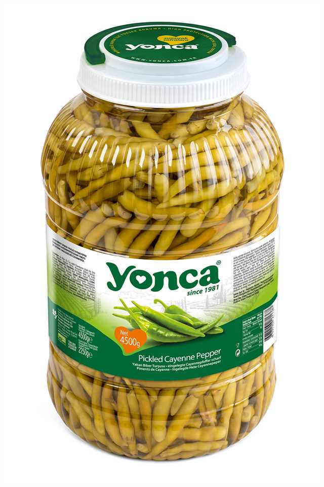 Pickled Cayenne Pepper 4500g