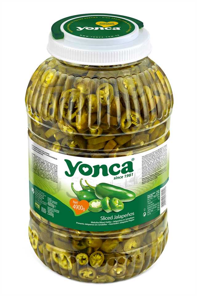 Sliced Jalapenos Pepper 4900g
